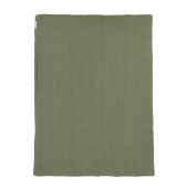 Meyco - Ledikant deken Teddy Forest Green - 100x150cm