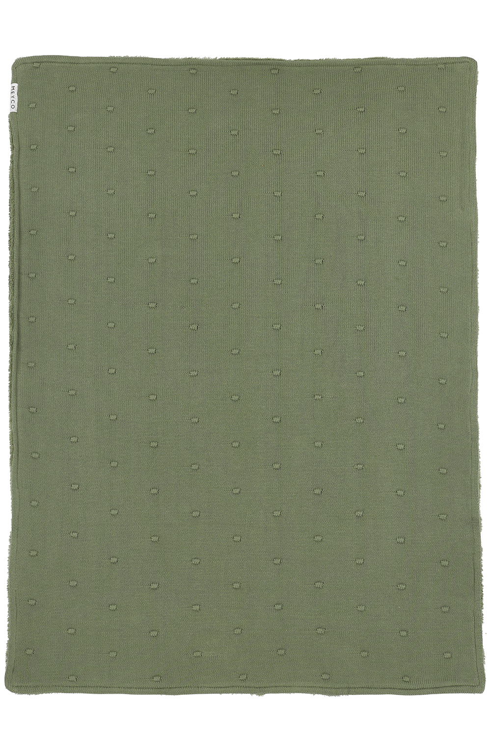 Ledikant deken Teddy Forest Green - 100x150cm - afbeelding 3