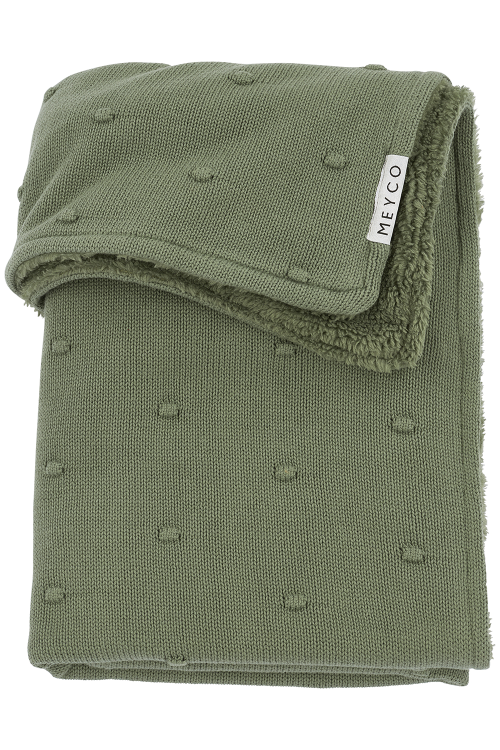 Ledikant deken Teddy Forest Green - 100x150cm - afbeelding 6