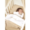 Meyco - Mini Knots Teddy Wiegdeken - Sand - 75x100cm