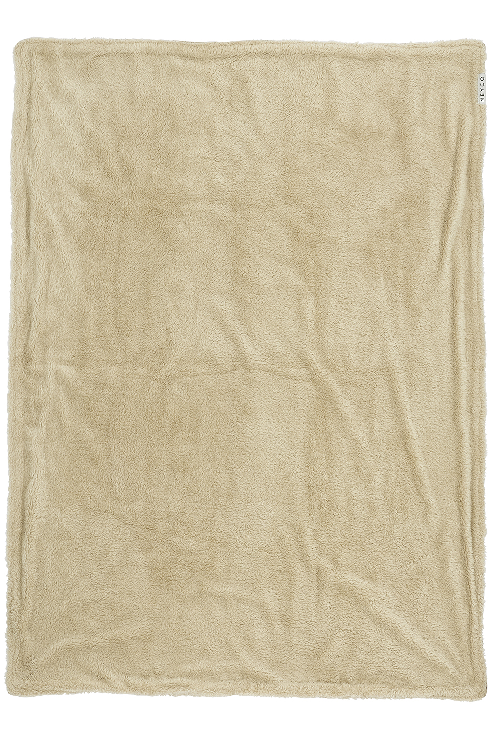 Mini Knots Teddy Wiegdeken - Sand - 75x100cm - afbeelding 5