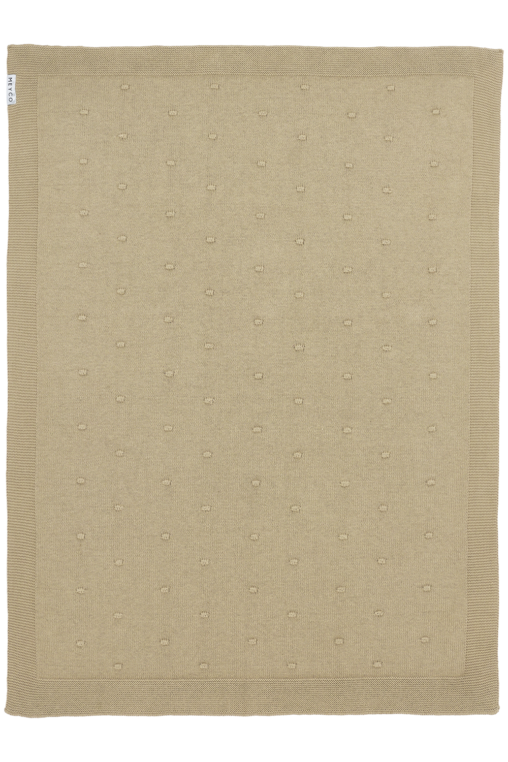 Wiegdeken Mini Knots - Sand - 75x100cm - afbeelding 4
