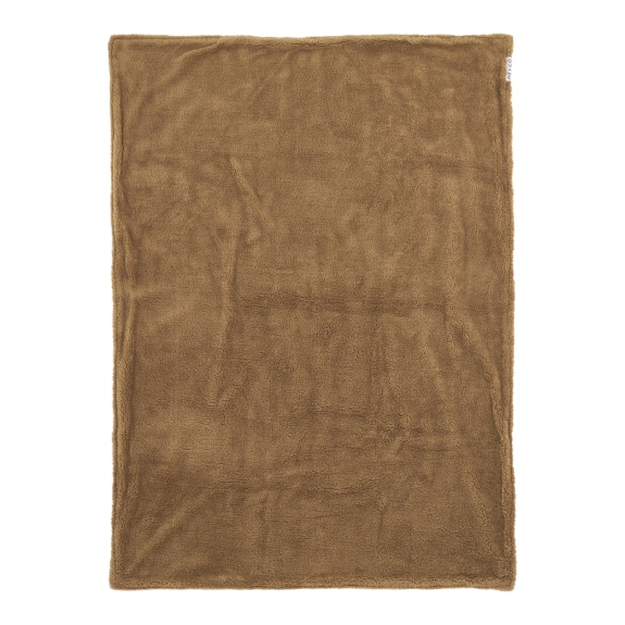 Mini Knots Teddy Ledikant Deken - Toffee - 100x150cm