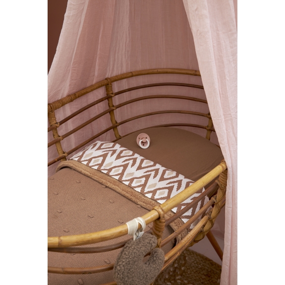 Mini Knots Teddy Ledikant Deken - Toffee - 100x150cm