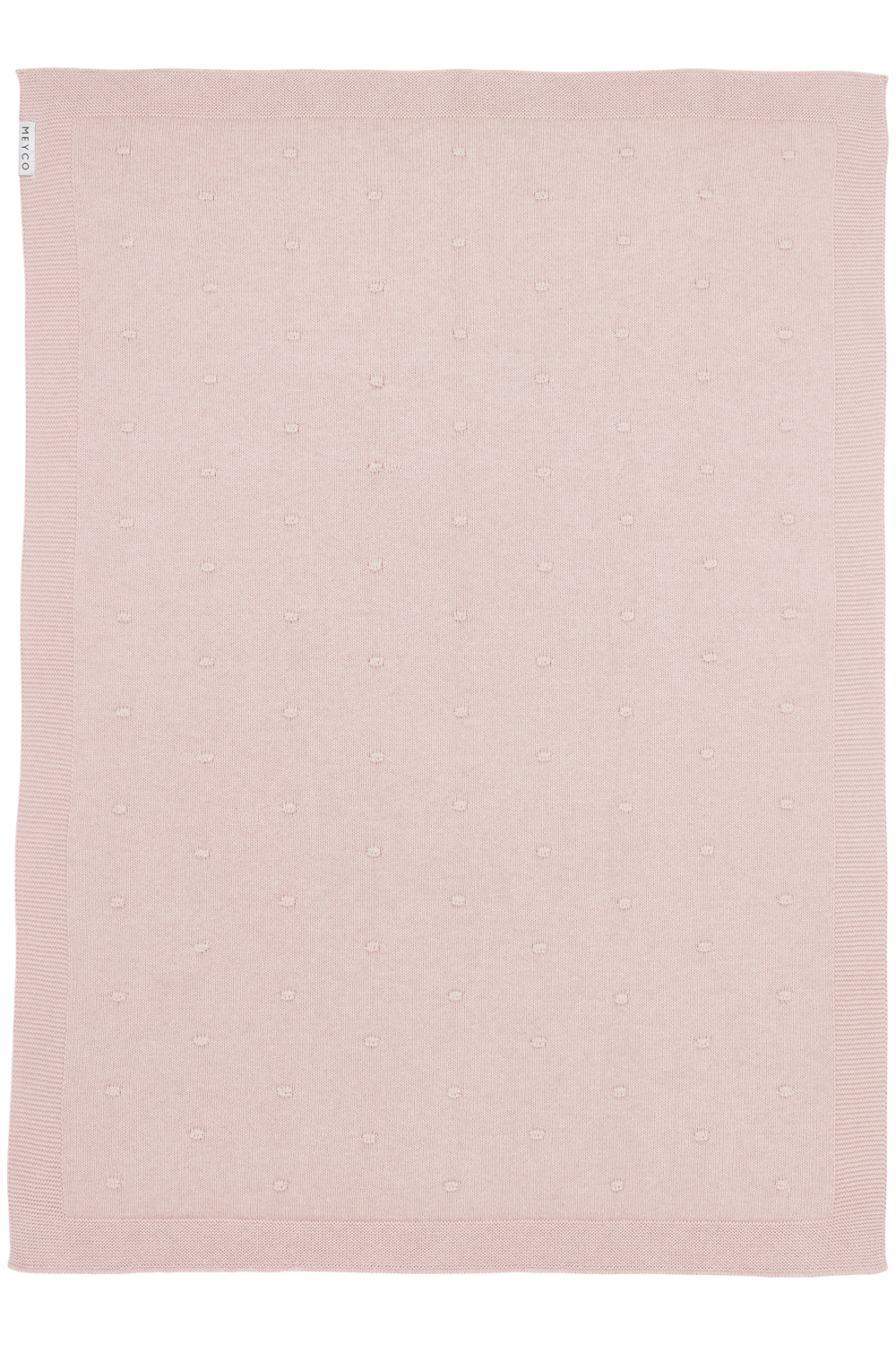Ledikant Deken Mini Knots - Soft Pink - 100x150cm - afbeelding 4