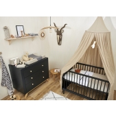 Meyco - Ledikant Deken Knit Basic Sand Melange 100x150cm