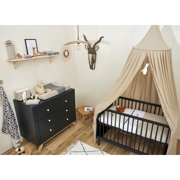 Meyco - Ledikant Deken Knit Basic Sand Melange 100x150cm