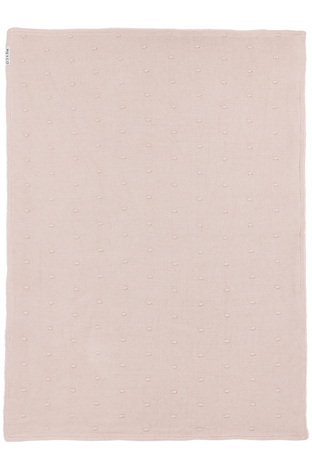 Ledikant Deken Mini Knots Teddy - Soft Pink - 100x150cm - afbeelding 4