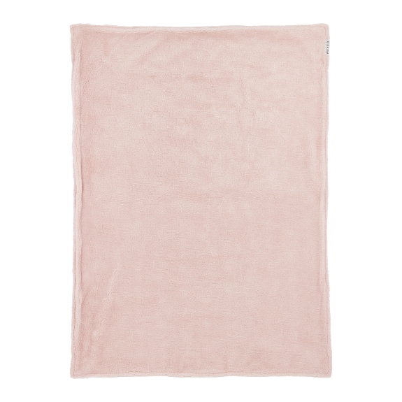 Ledikant Deken Mini Knots Teddy - Soft Pink - 100x150cm