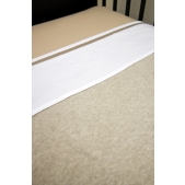 Meyco - Wiegdeken Knit Basic - Zand Melange - 75x100cm