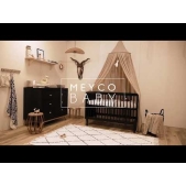 Meyco - Wiegdeken Knit Basic - Zand Melange - 75x100cm