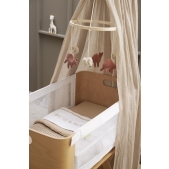 Meyco - Ledikant Deken Wafel Teddy - Sand - 100x150cm