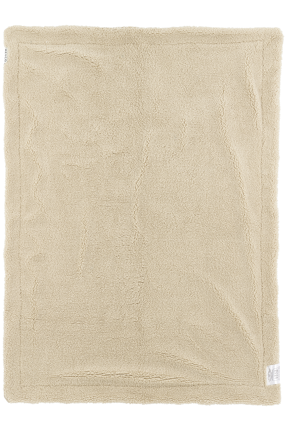 Wafel Teddy Wiegdeken - Zand - 75x100cm - afbeelding 4