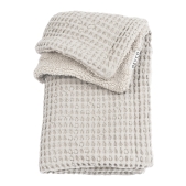 Meyco - Ledikant Deken Wafel Teddy - Greige - 100x150cm