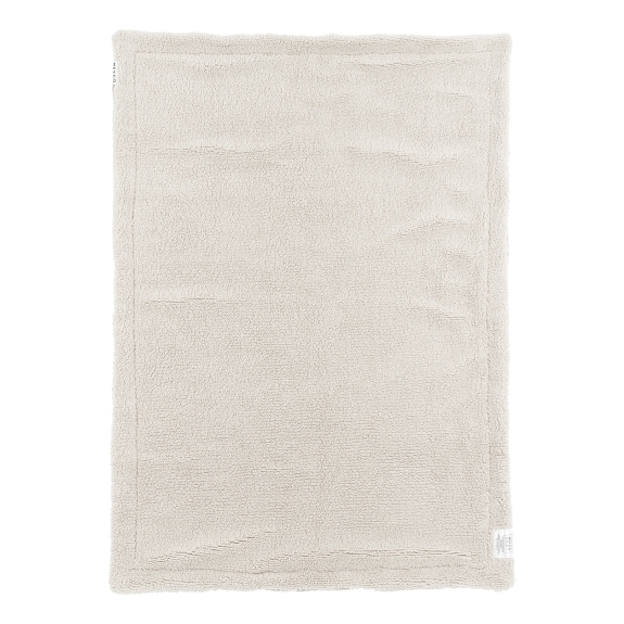 Meyco - Ledikant Deken Wafel Teddy - Greige - 100x150cm