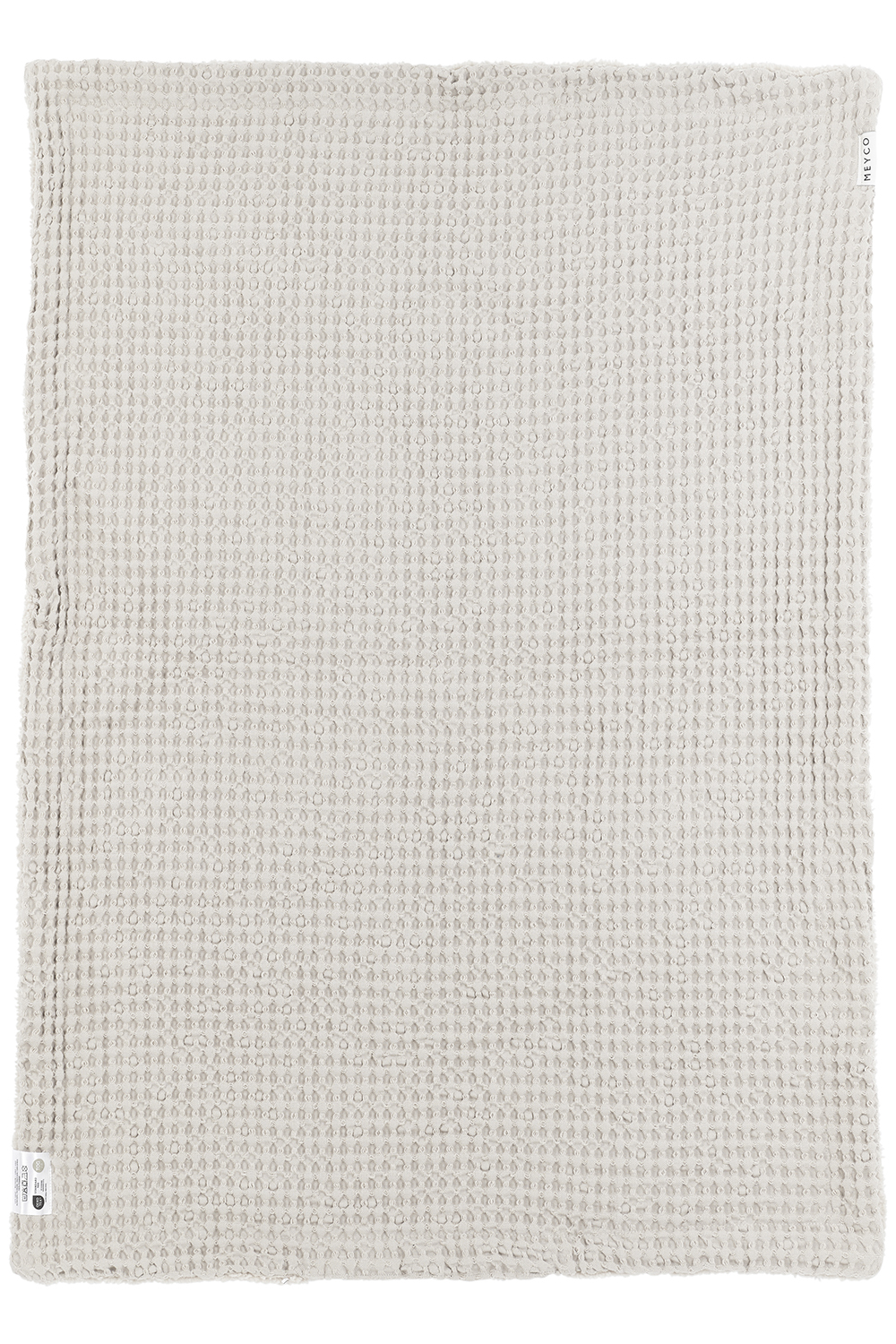 Ledikant Deken Wafel Teddy - Greige - 100x150cm - afbeelding 4