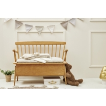 Ledikant Deken Bamboe Ajour - Offwhite - 100x150cm