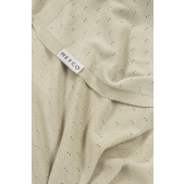 Meyco - Wiegdeken Bamboe Ajour - Soft Sand - 75x100cm