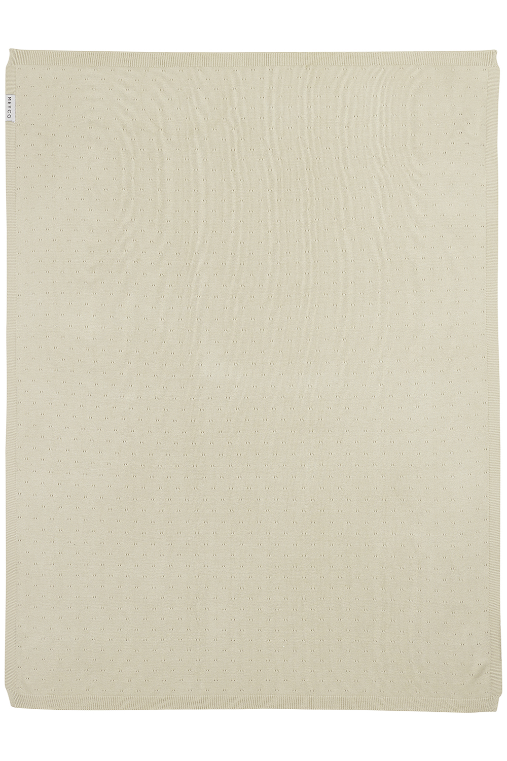 Wiegdeken Bamboe Ajour - Soft Sand - 75x100cm - afbeelding 4