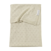 Meyco - Wiegdeken Bamboe Ajour - Soft Sand - 75x100cm