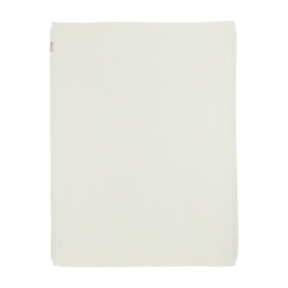 Meyco - Wiegdeken Bamboe Ajour - Offwhite - 75x100cm