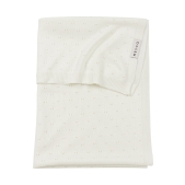 Meyco - Wiegdeken Bamboe Ajour - Offwhite - 75x100cm
