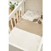 Meyco - Wafel Katoen Wiegdeken - Naturel - 75x100cm