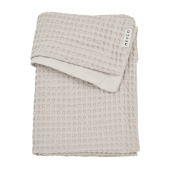 Meyco - Ledikant Deken Wafel Katoen - Greige - 100x150cm