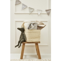 Meyco - Ledikant Deken Wafel Katoen - Greige - 100x150cm