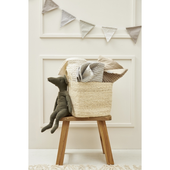 Meyco - Wafel Katoen Ledikantdeken - Sand - 100x150cm