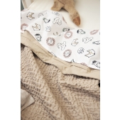 Meyco - Wafel Katoen Ledikantdeken - Sand - 100x150cm