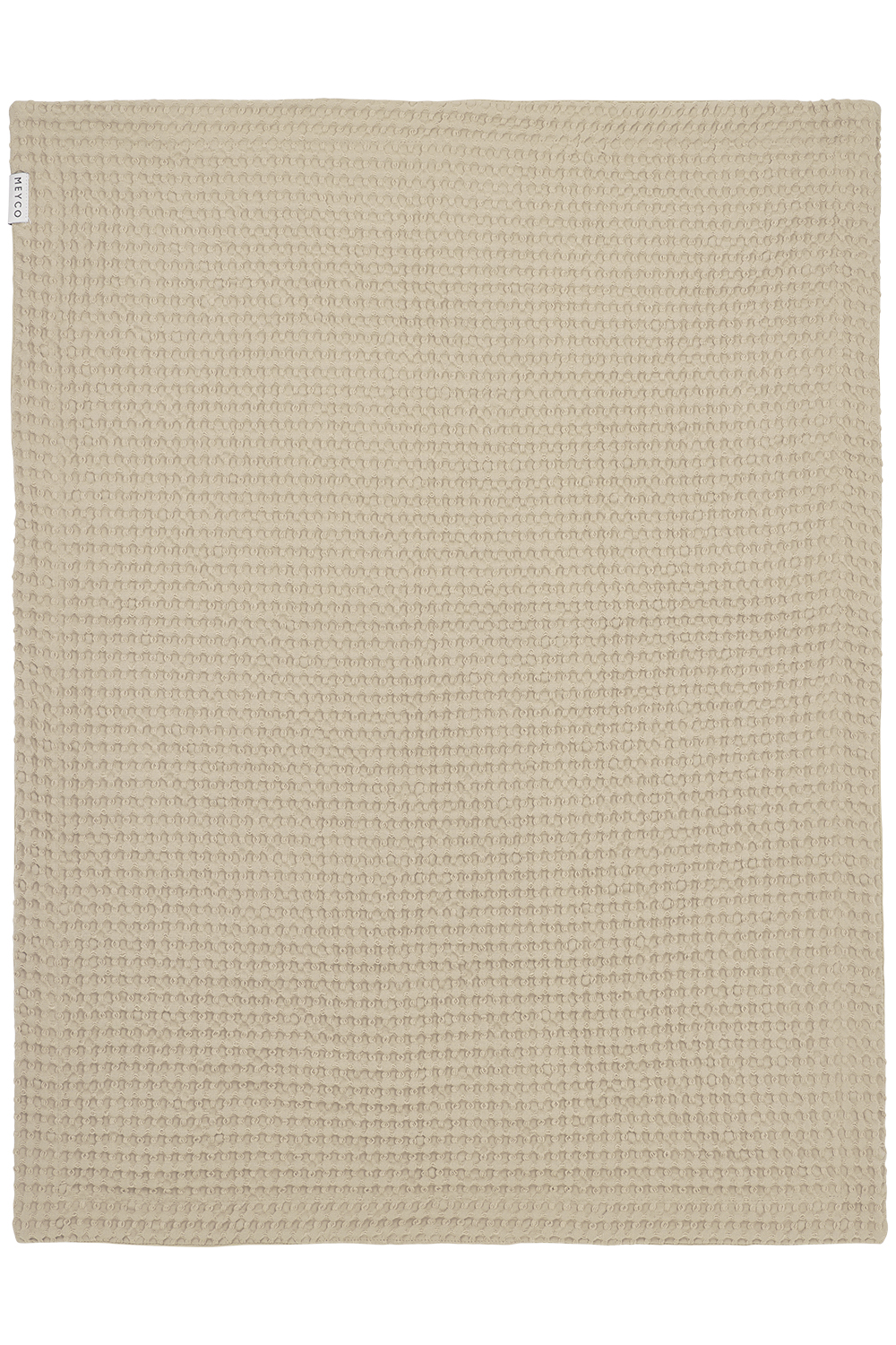 Wafel Katoen Ledikantdeken - Sand - 100x150cm - afbeelding 4