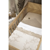 Meyco - Wiegdeken Geweven Branches - Sand - 75x100cm