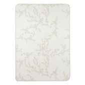 Geweven Ledikant Deken Branches - Sand - 100x150cm