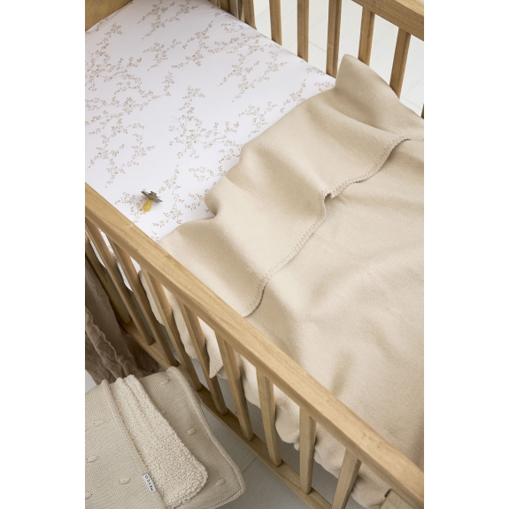 Meyco - Geweven Wiegdeken - Sand - 75x100cm