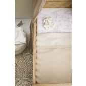 Meyco - Geweven Wiegdeken - Sand - 75x100cm