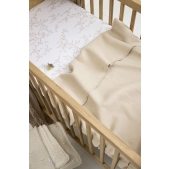 Meyco - Geweven Ledikant Deken - Sand - 100x150cm