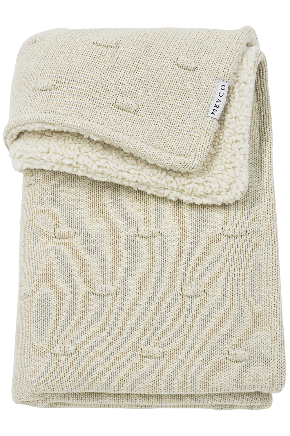 Wiegdeken Teddy Zand - 75x100cm - 2.0 TOG - afbeelding 2