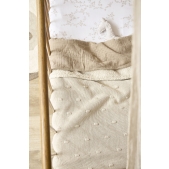 Meyco - Wiegdeken Teddy Zand - 75x100cm - 2.0 TOG