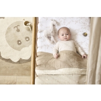 Meyco - Wiegdeken Teddy Zand - 75x100cm - 2.0 TOG