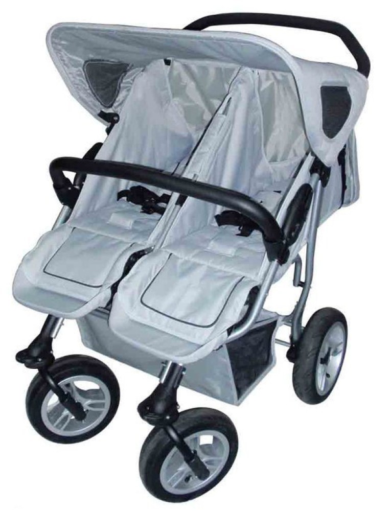 X- adventure Duowagen twinco | zilver/ silver - Babyoutlet