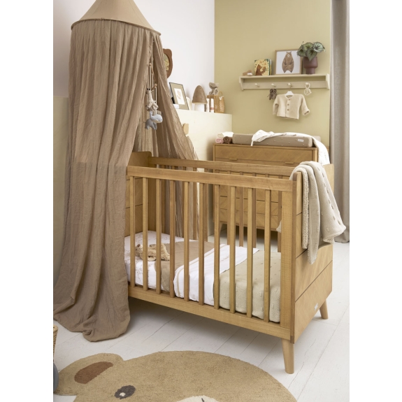 Meyco - Ledikant Deken Knots - Sand - 100x150cm