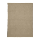 Meyco - Wafel Teddy Ledikant Deken - Taupe - 100x150cm