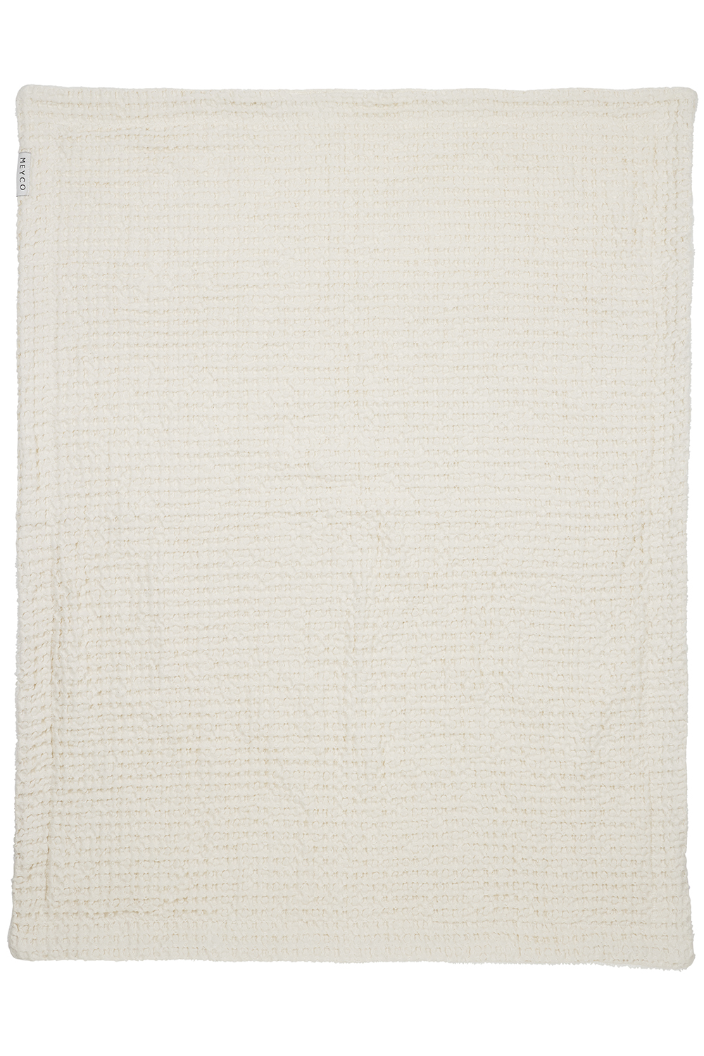 Wafel Teddy Wiegdeken - Naturel - 75x100cm - afbeelding 3