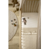 Meyco - Wafel Teddy Ledikant Deken - Nature - 100x150cm