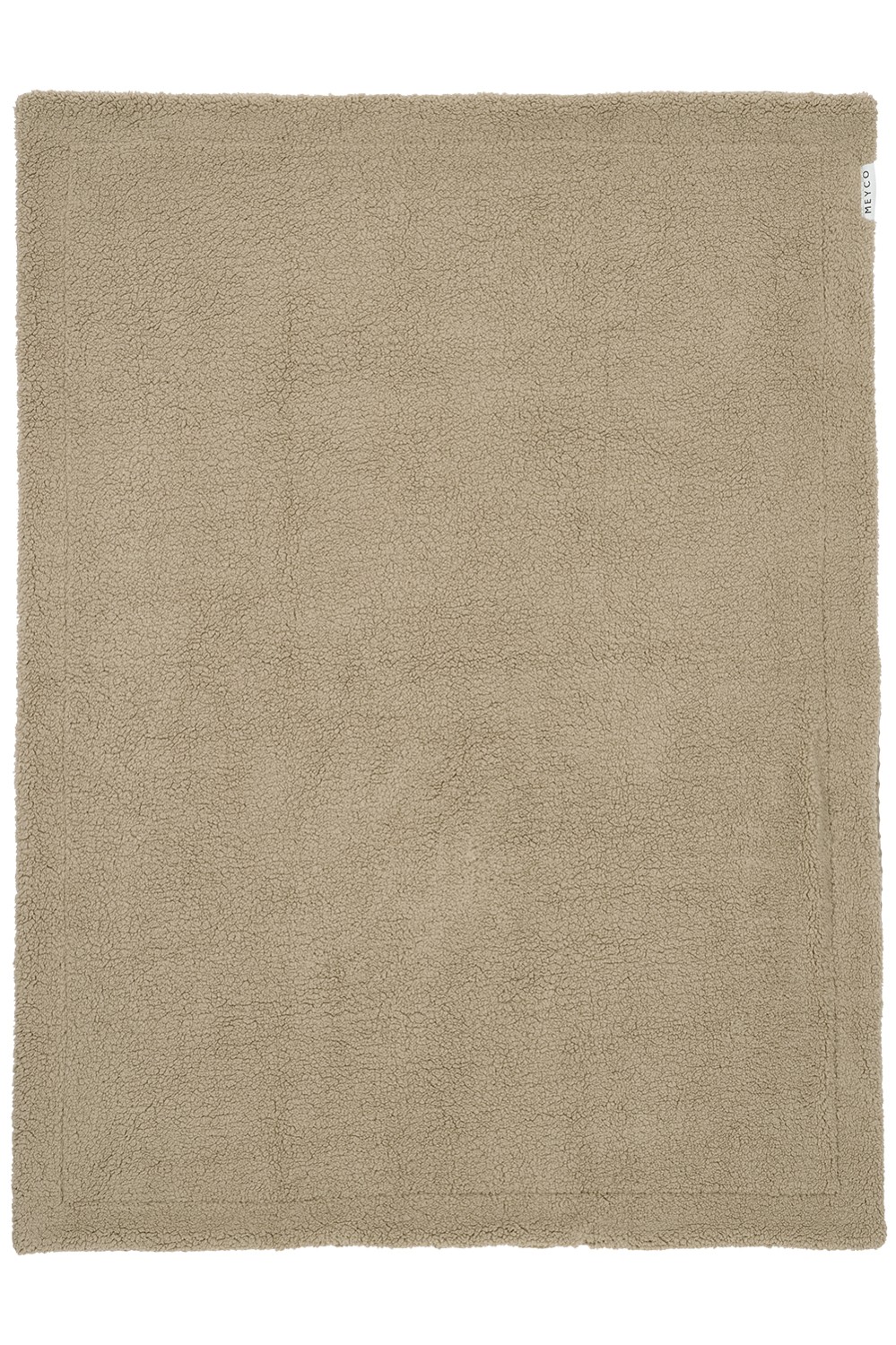 Wafel Teddy Wiegdeken - Taupe - 75x100cm - afbeelding 4