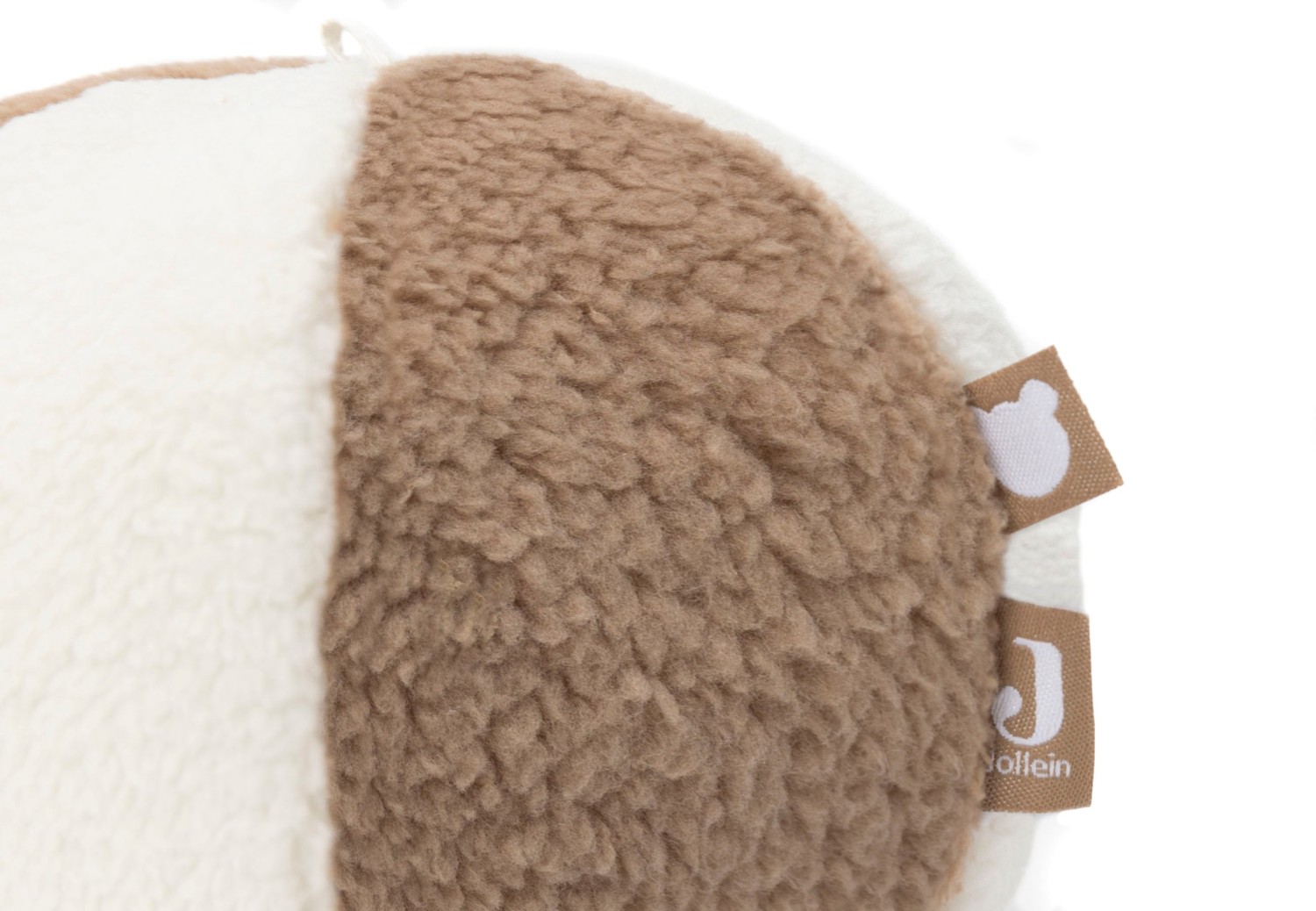 Zachte Speelbal met Belletje - Ivory/Biscuit - afbeelding 2