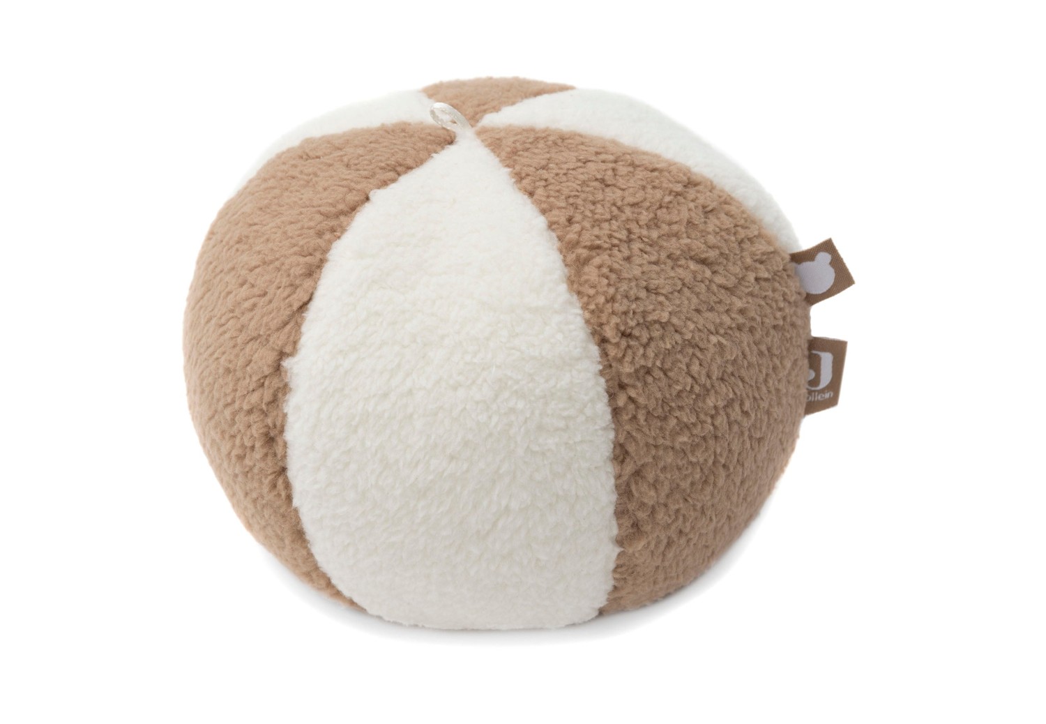 Zachte Speelbal met Belletje - Ivory/Biscuit