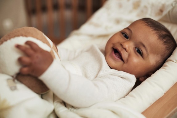 Jollein - Zachte Speelbal met Belletje - Ivory/Biscuit