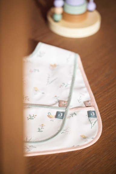 Jollein - Waterdichte Slab Lovely Birds - 2 Stuks